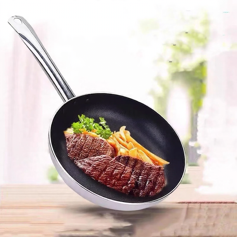 Aluminium-Bratpfanne mit abnehmbarem Griff