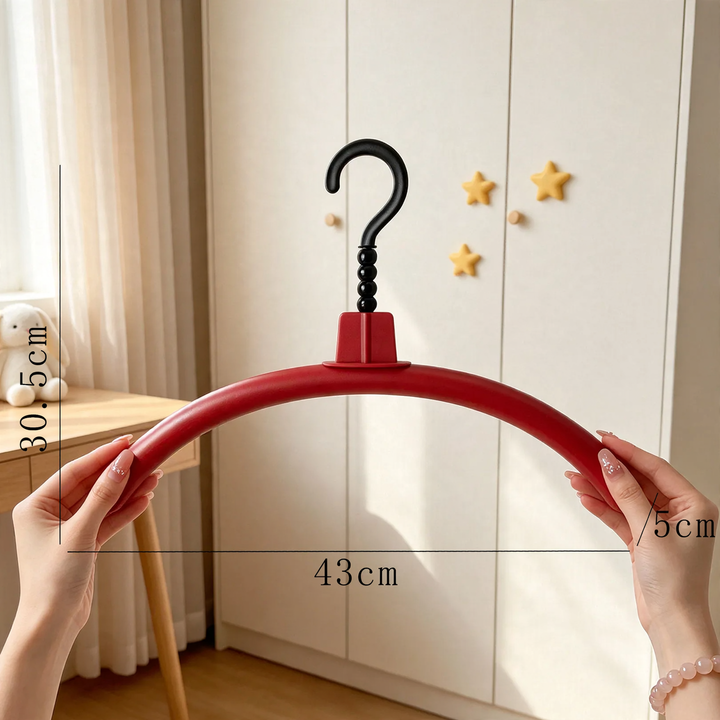 Kunststoff-Kleiderbügel mit Weihnachts-Design
