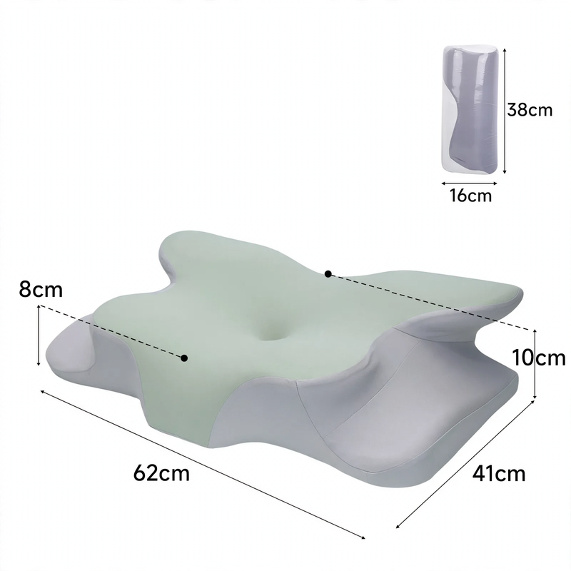 Schmetterlingsförmiges Nackenkissen MJ8149 mit Gedächtnisschaum