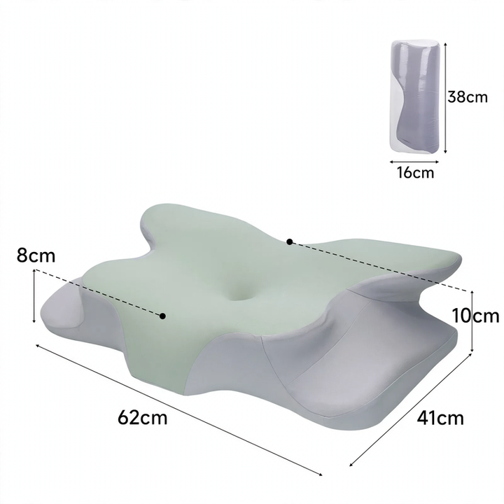 Schmetterlingsförmiges Nackenkissen MJ8149 mit Gedächtnisschaum
