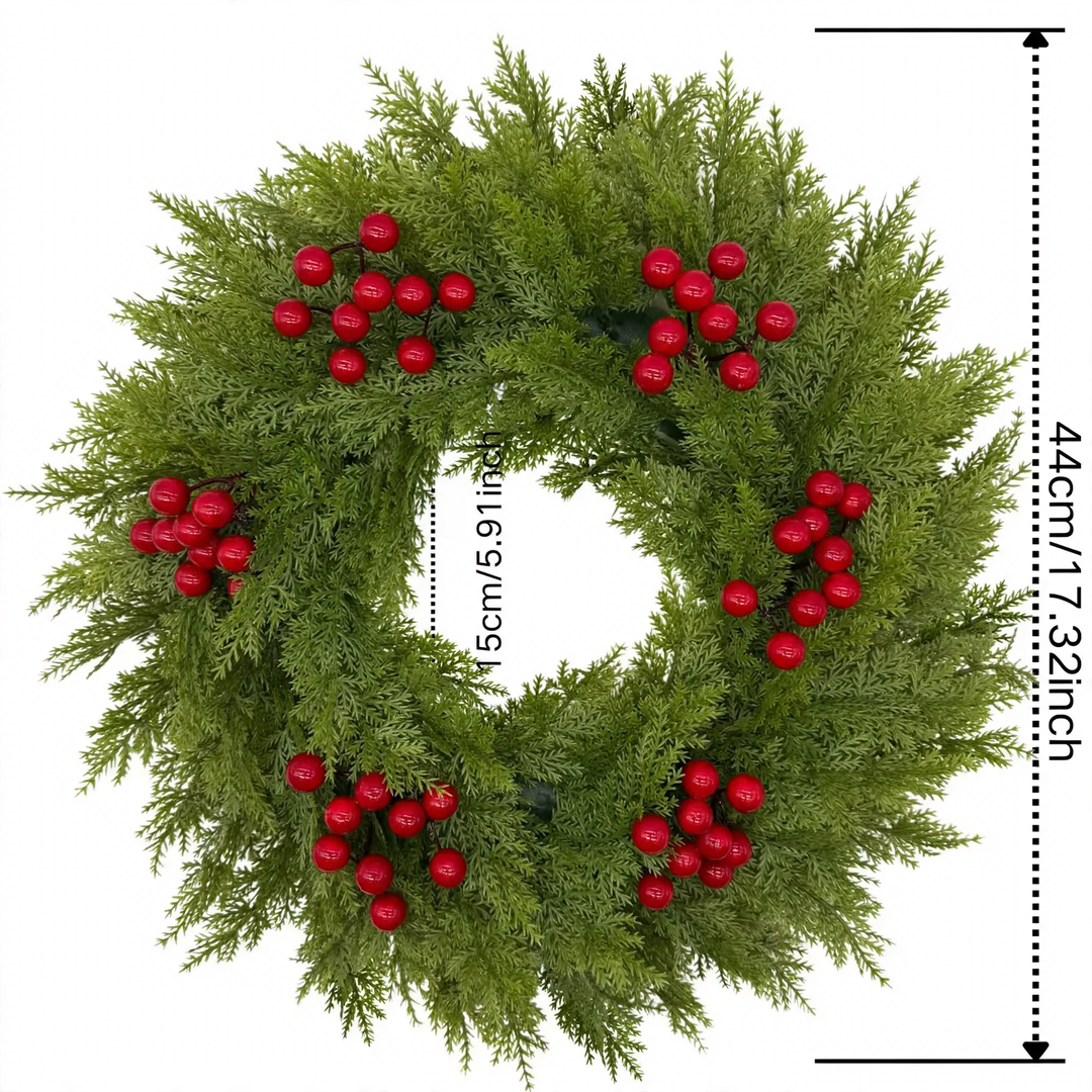 Dekorativer Weihnachtskranz für festliche Anlässe