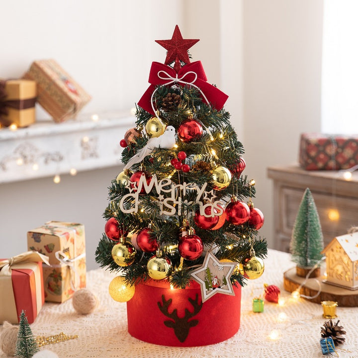Mini-Weihnachtsbaum-Set mit Beleuchtung