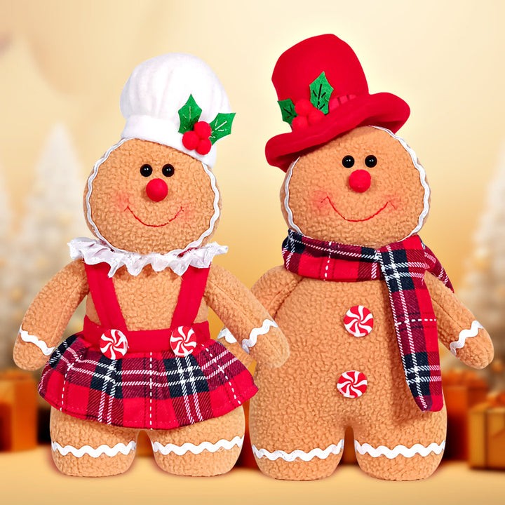 Weihnachts-Stofffigur, Lebkuchenmann oder Wichtel
