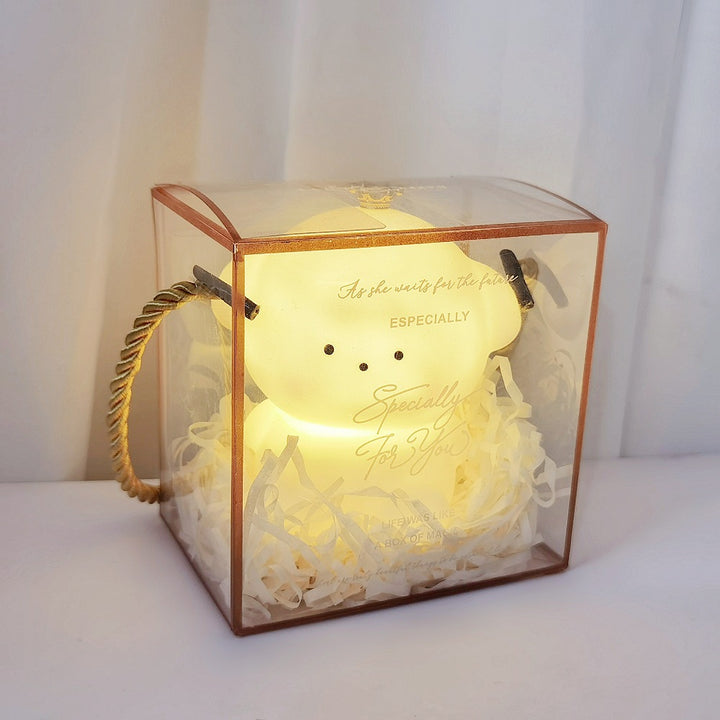 Weihnachtliches Nachtlicht, Schneemann-Design