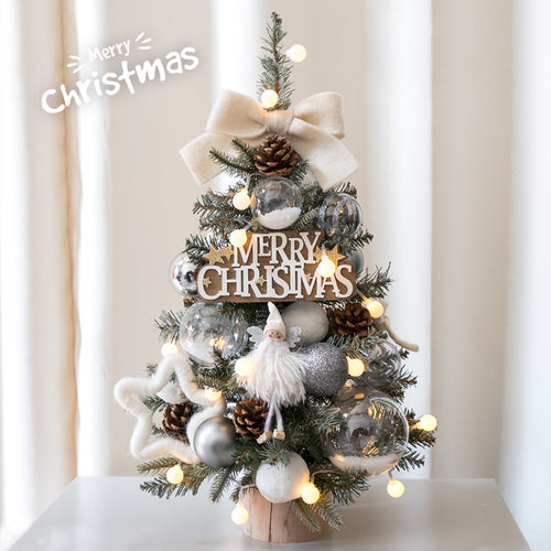 Mini-Weihnachtsbaum-Set für die Tischdekoration