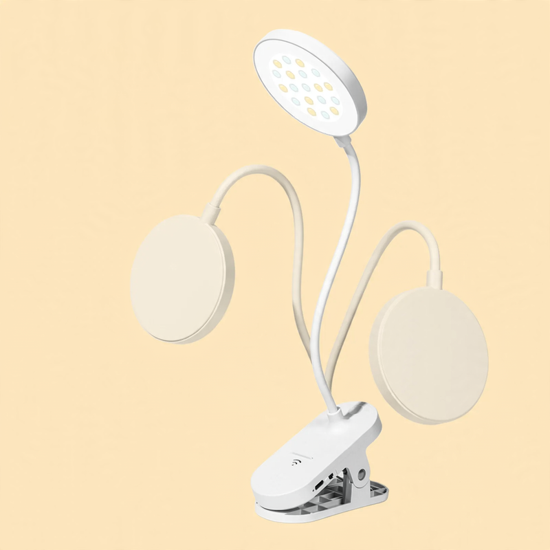 LED-Klemmleuchte, dimmbar, für Schreibtisch und Bett