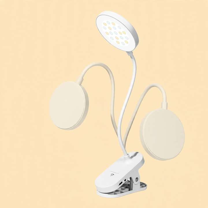 LED-Klemmleuchte, dimmbar, für Schreibtisch und Bett