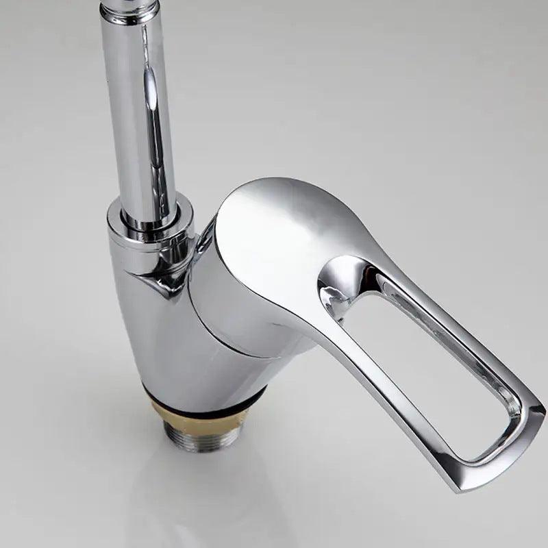Edelstahl-Küchenarmatur mit Brausefunktion