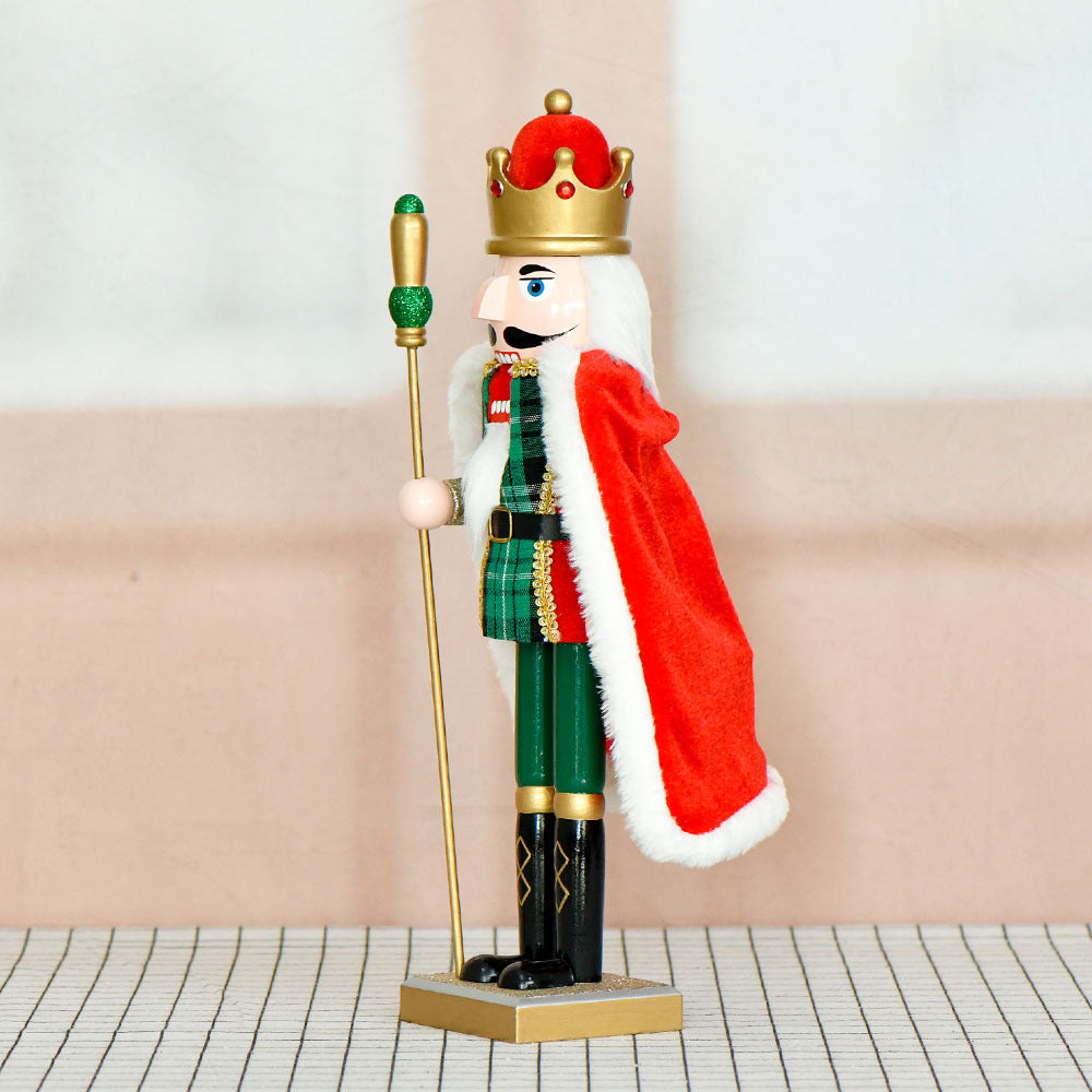 Nussknacker-Figur, König, 38 cm, Holz, handbemalt
