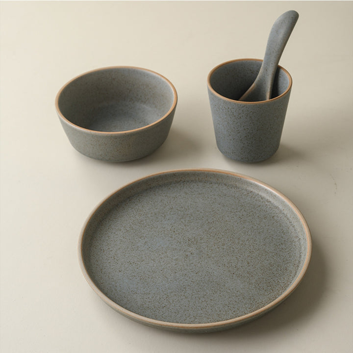 Porzellan-Geschirrset mit Goldrand, Luxus-Design