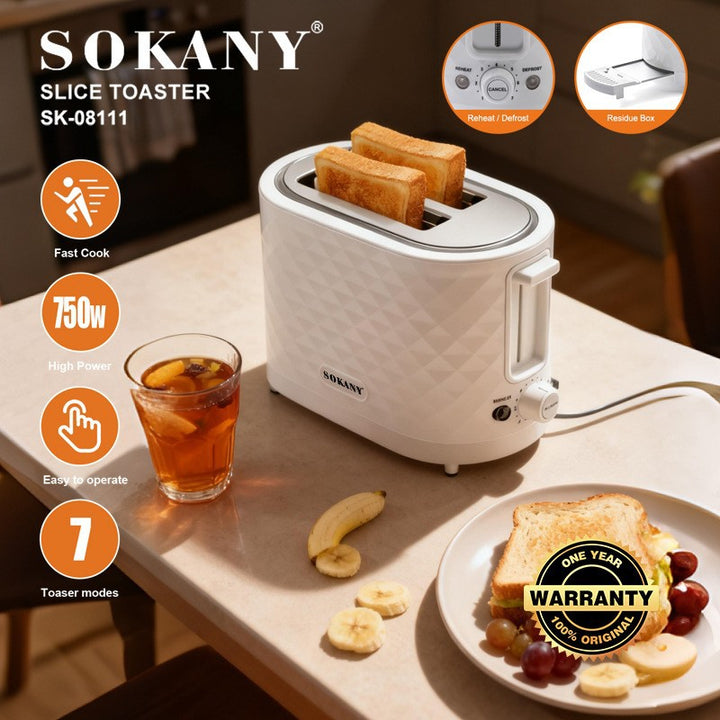 Multifunktions-Toaster mit Grill- und Kochfunktion