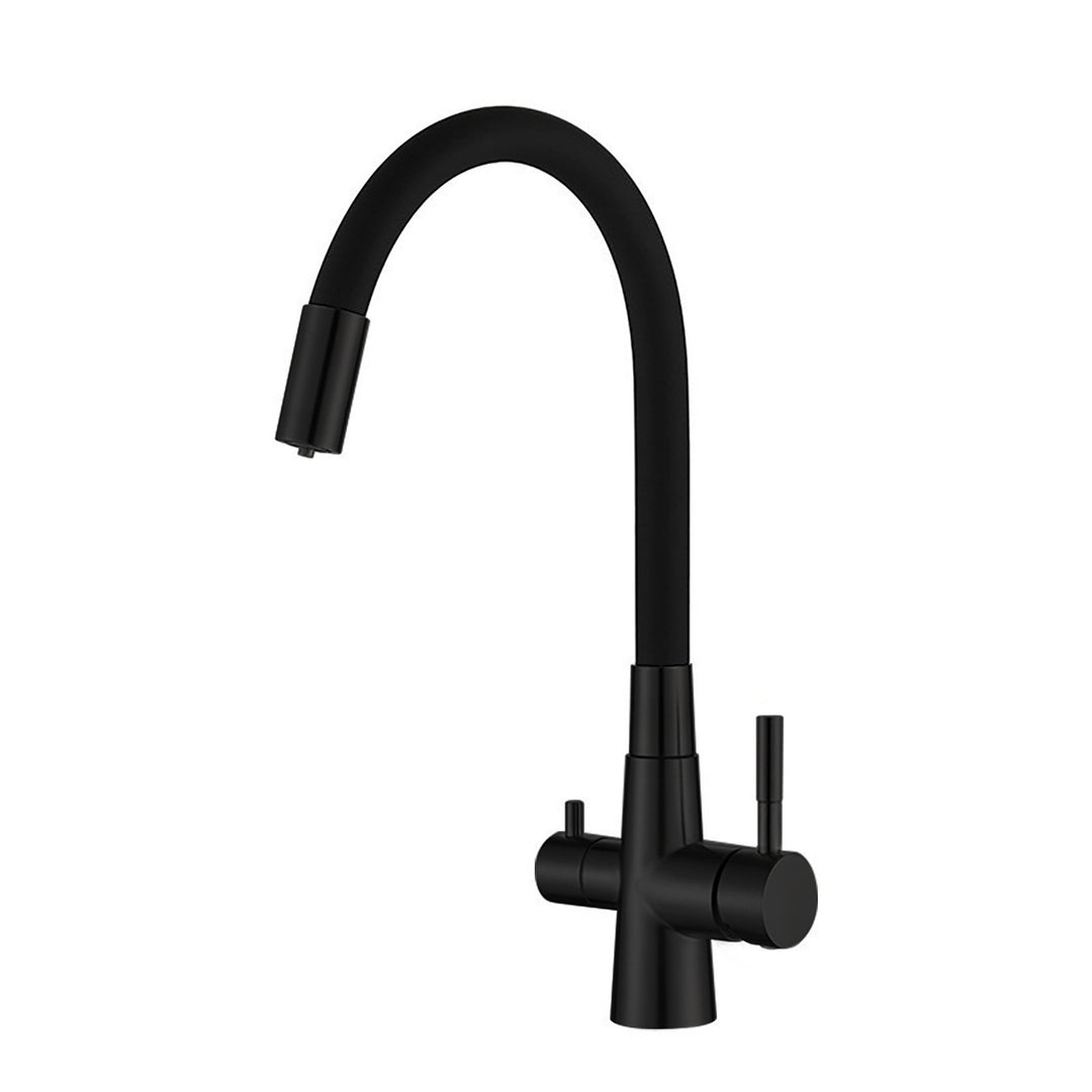 Edelstahl-Küchenarmatur mit Brausefunktion