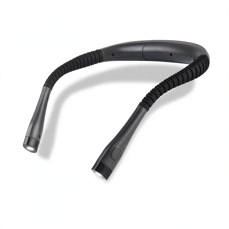 Nacken-Leselicht, USB-aufladbar, flexibel, Silikon