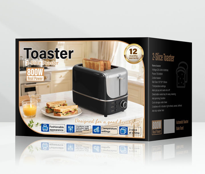 Multifunktions-Toaster mit Grill- und Kochfunktion