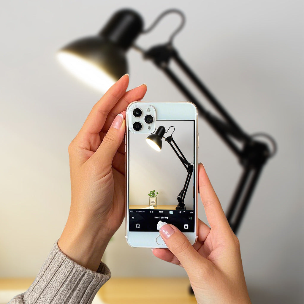 Faltbare LED-Schreibtischlampe mit Schwenkarm