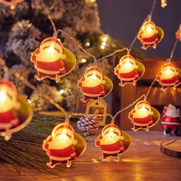 LED-Weihnachts-Lichterkette mit Motiven