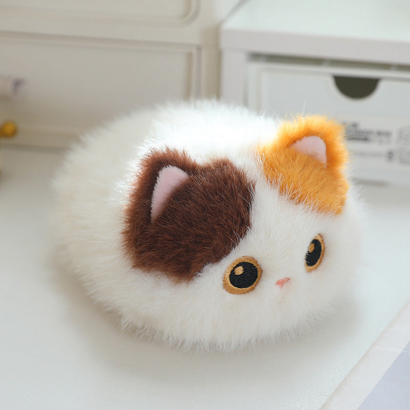 Flauschige Katzen-Kuschelkissen, 20 cm