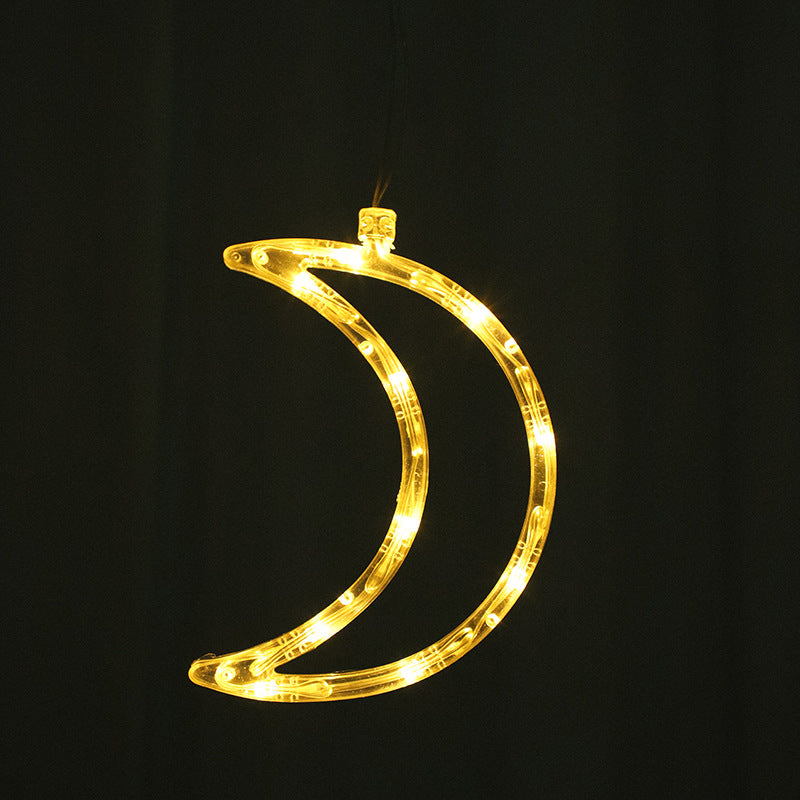 LED-Fensterdekorationsleuchte mit Saugnapf