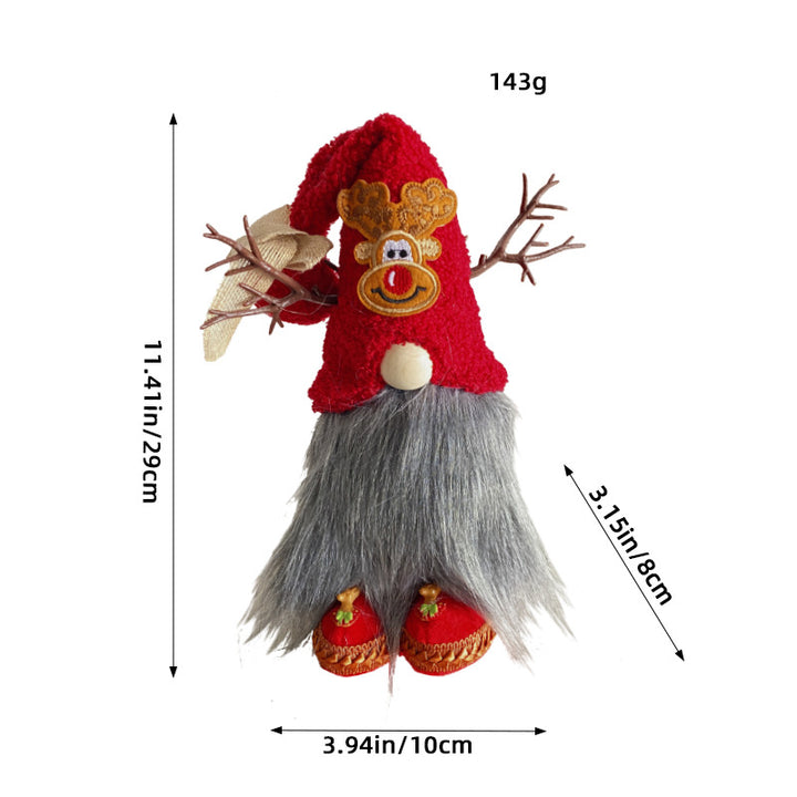 Dekorative Wichtelfigur für Herbst und Weihnachten