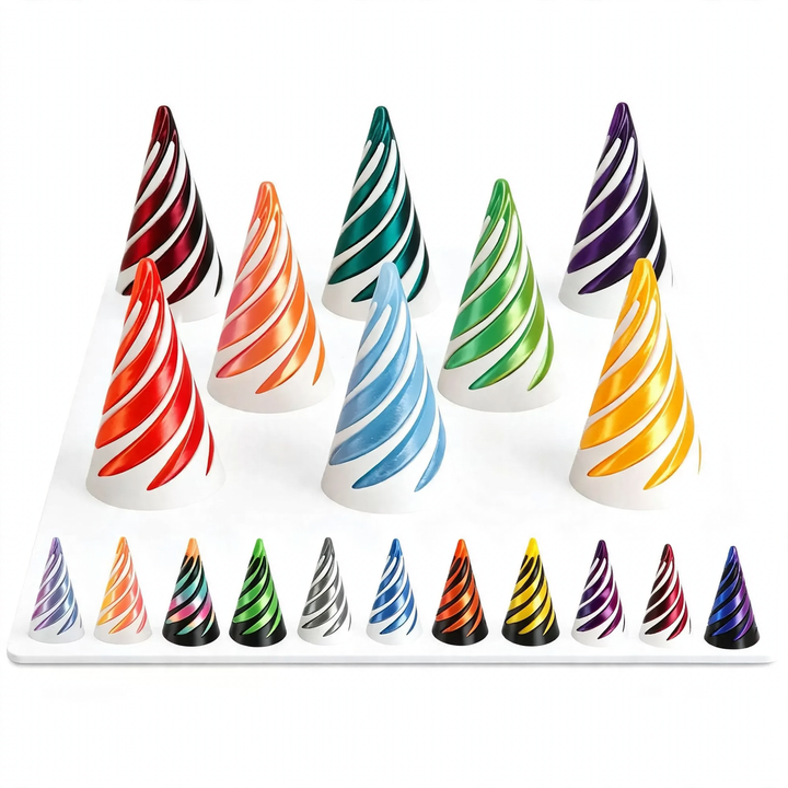 3D-gedrucktes Spiral-Pyramiden-Spielzeug