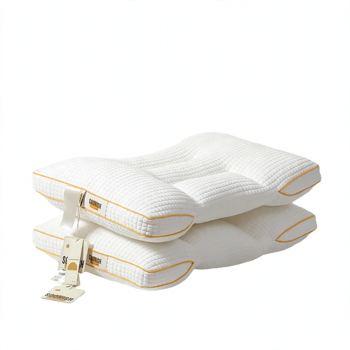 Ergonomisches Kopfkissen mit Sojafaser-Füllung