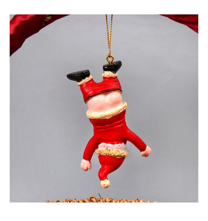 Weihnachts-Wichtel Anhänger aus Kunstharz