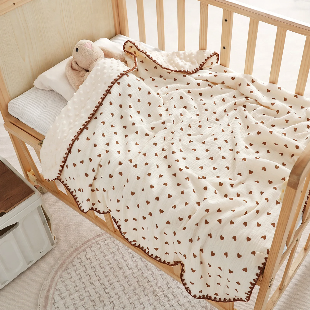 Baumwolldecke für Babys, 95x95 cm, Baumwolle