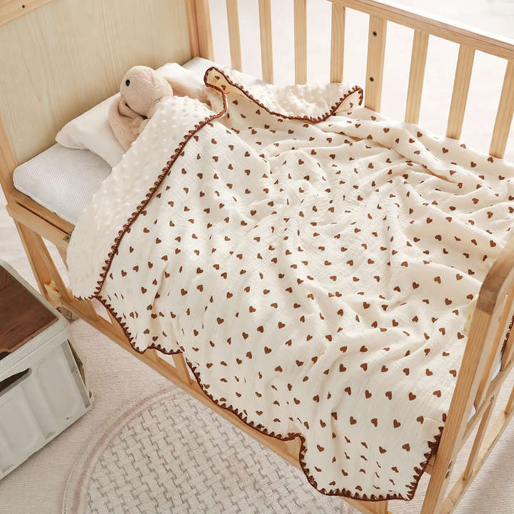 Baumwolldecke für Babys, 95x95 cm, Baumwolle
