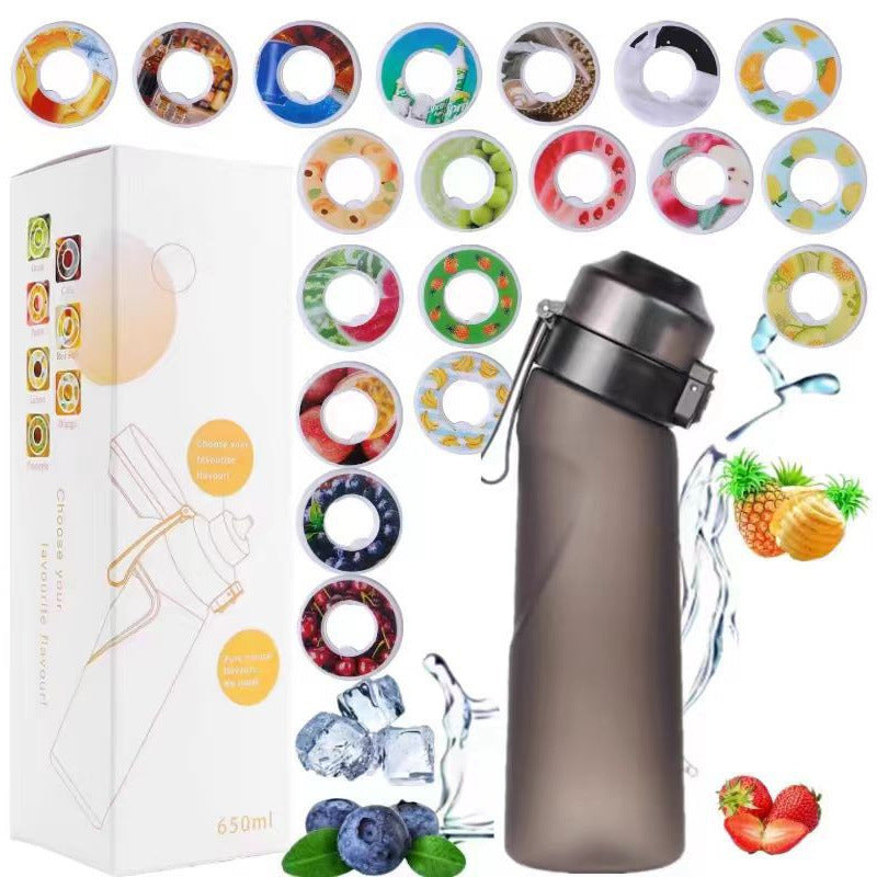 Tritan-Sportflasche mit Geschmacksringen, 650 ml