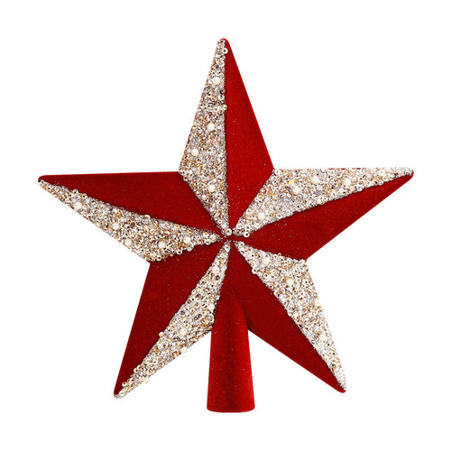 Dekorativer Stern für die Weihnachtsbaumspitze