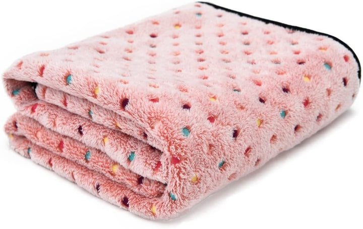 Haustiermatte aus Fleece, Pfoten- und Knochenmuster