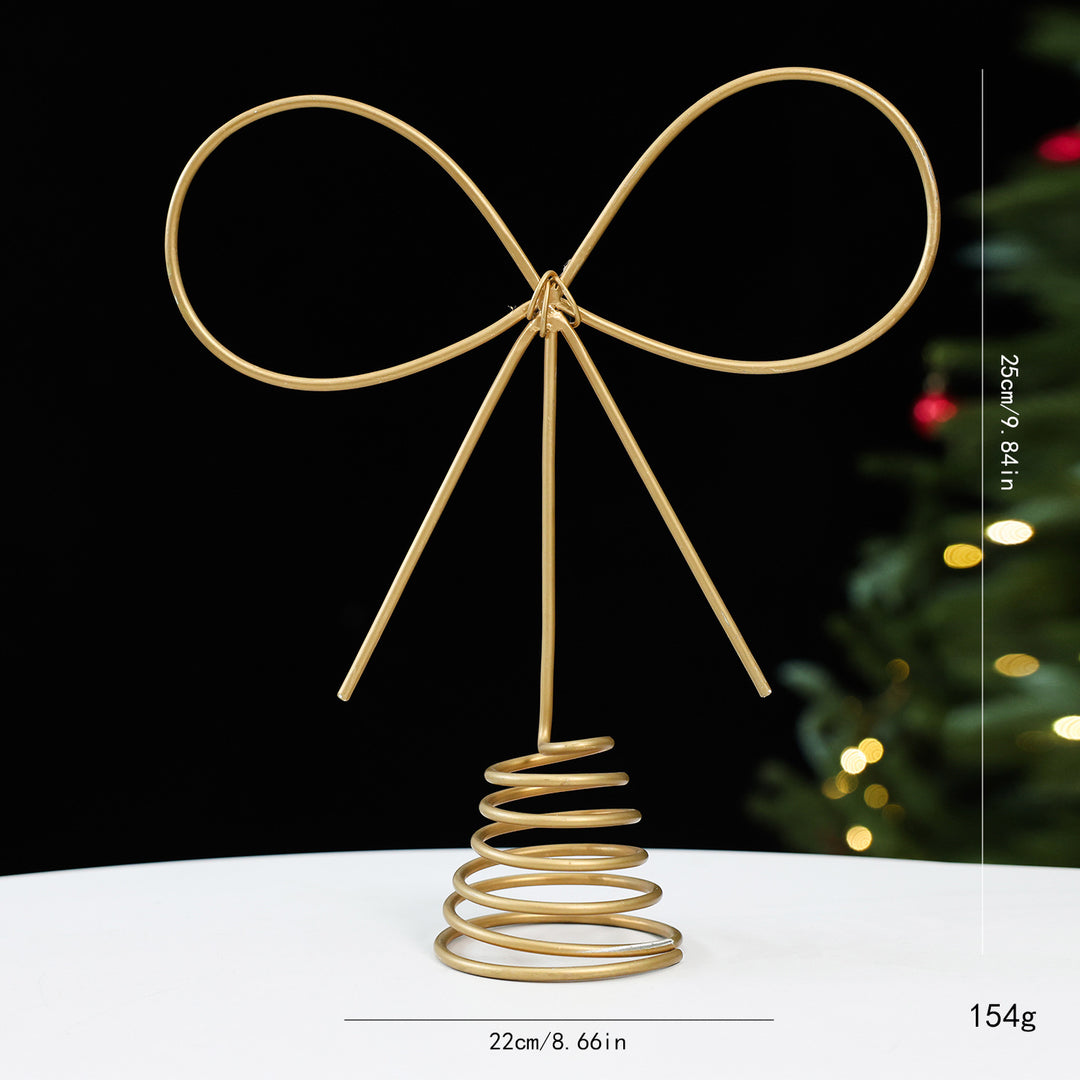 Weihnachtsbaum-Spitzendekoration aus Eisen