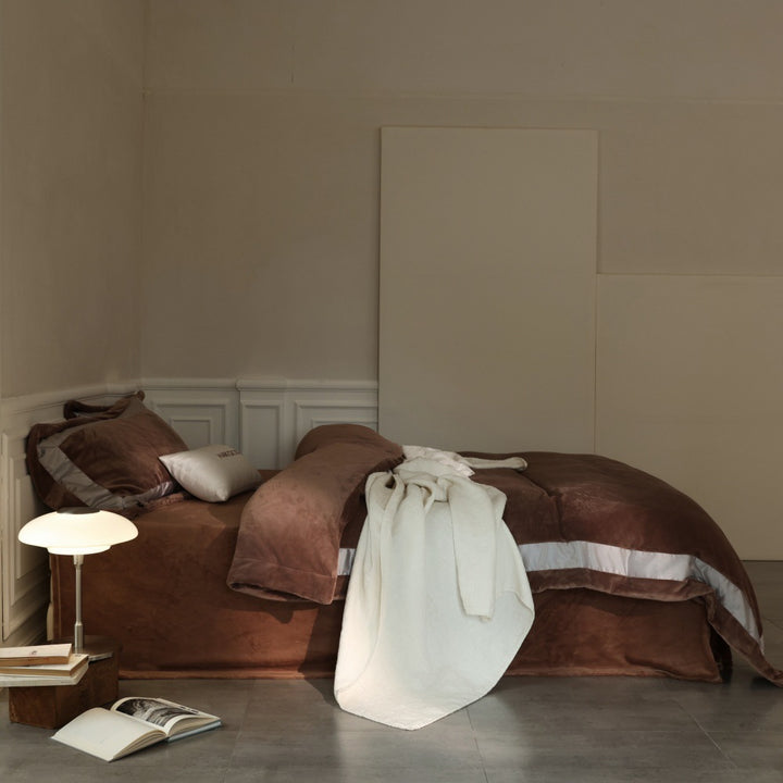 Modernes Milchfaser-Fleece-Bettwäsche-Set