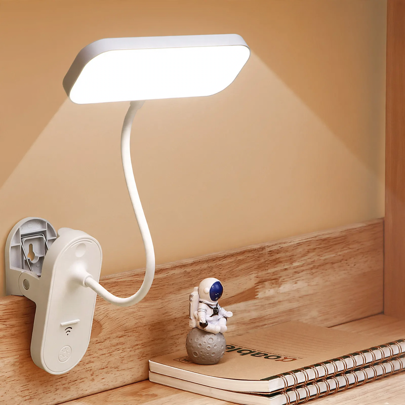 LED-Klemmlampe für Studium und Lesen, augenschonend