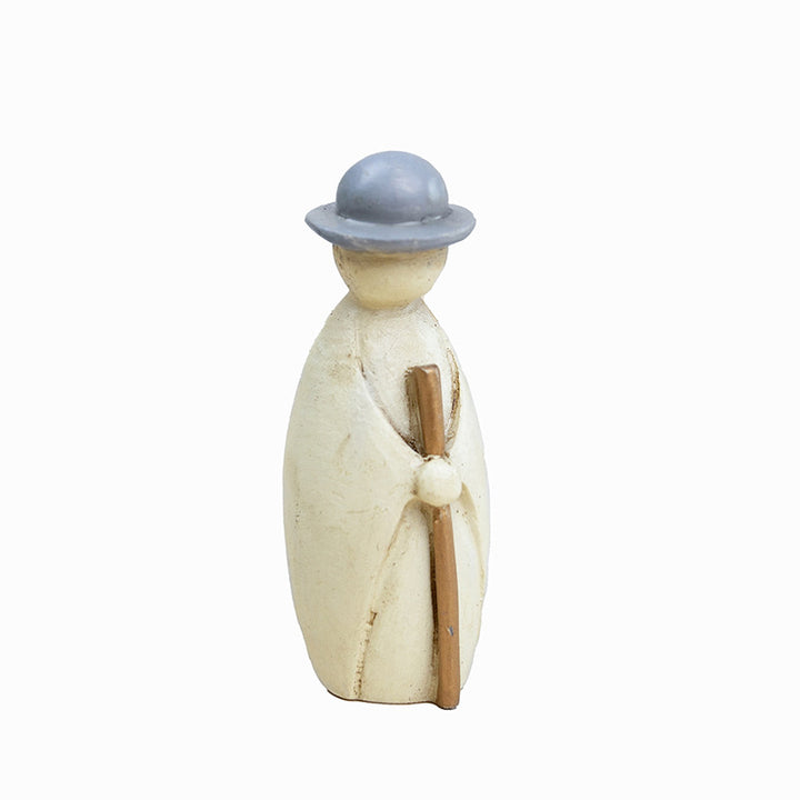 Krippenfiguren-Set aus Kunstharz