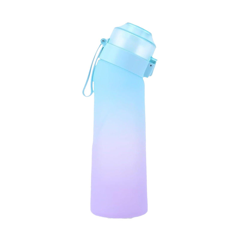 Sportbecher aus Tritan, 650 ml, mit Strohhalm