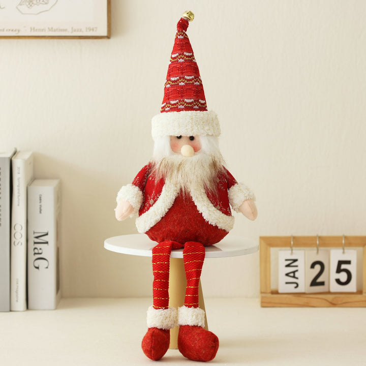 Dekorative Wichtelfigur aus Stoff für Weihnachten