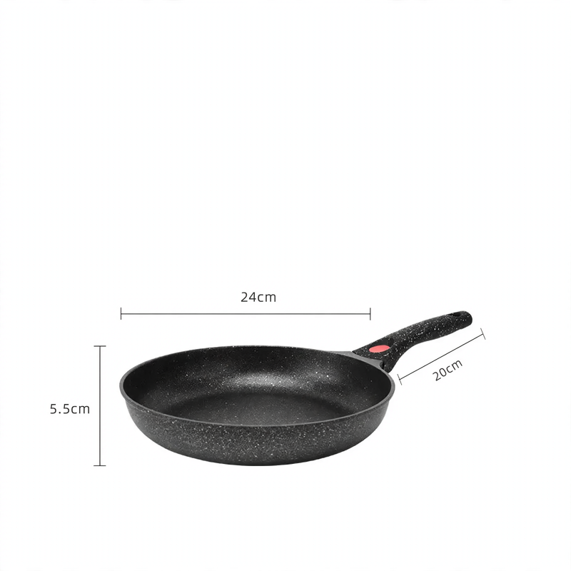 Aluminium-Bratpfanne mit abnehmbarem Griff