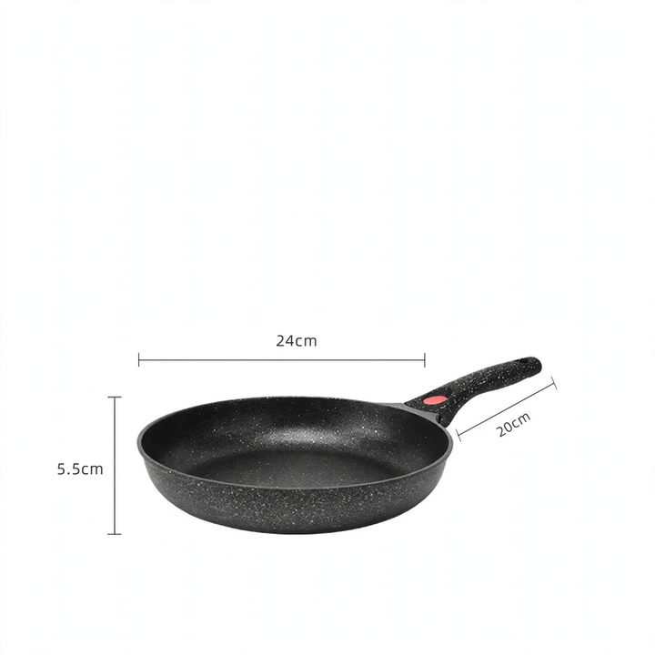 Aluminium-Bratpfanne mit abnehmbarem Griff