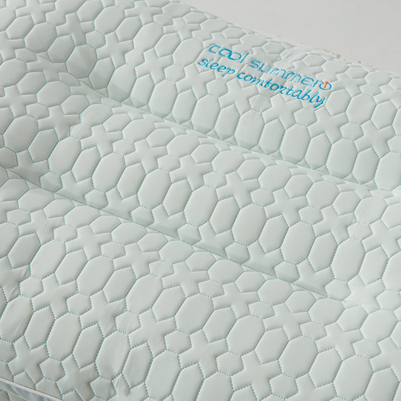 Sommerliches Kühlkissen aus Latex, Polyester-Bezug