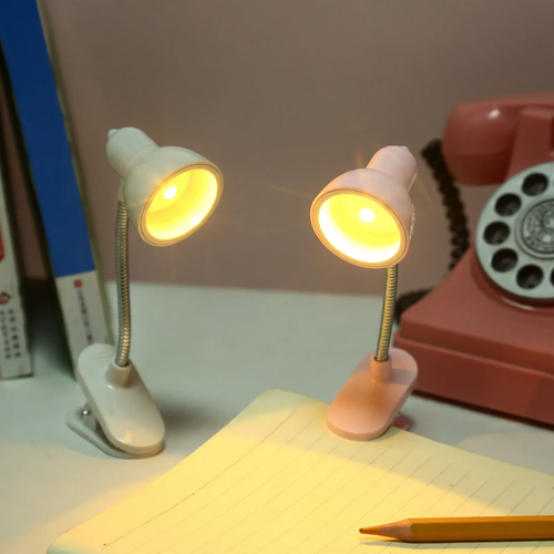 Mini LED-Klemmlampe, augenschonend, flexibler Hals