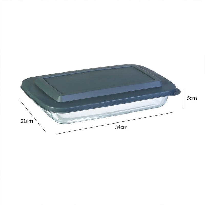 Glasbackblech aus Borosilicatglas, rechteckig