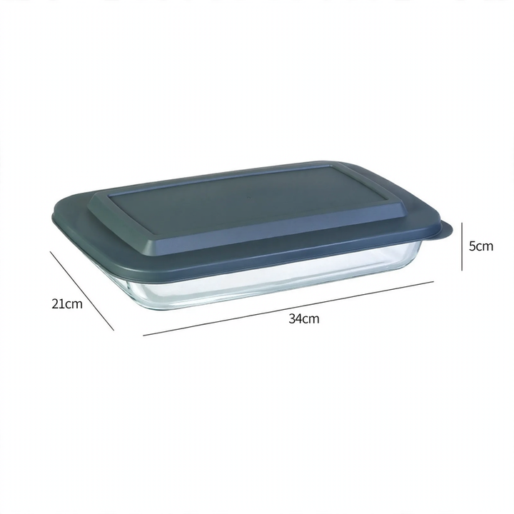 Glasbackblech aus Borosilicatglas, rechteckig
