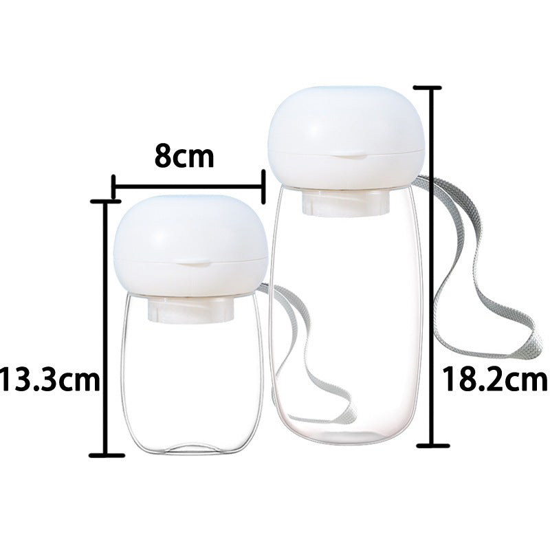 Tragbare Mini-Wassertasse für Haustiere, 300–550 ml