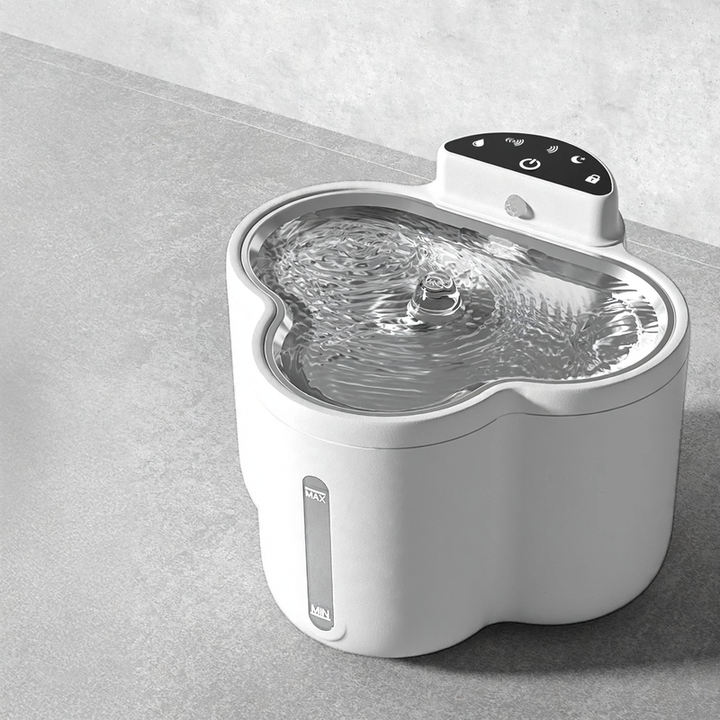 Automatischer Trinkbrunnen in Wolkenform mit Temperaturregelung
