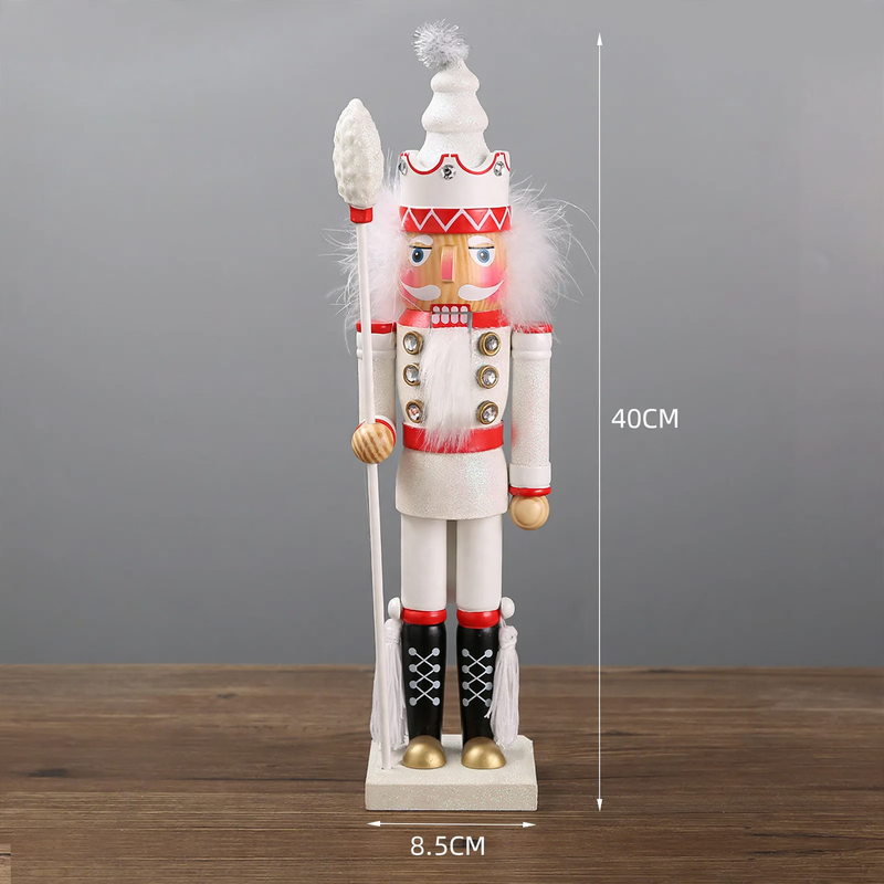 Dekorative Nussknacker-Figur aus Holz, europäischer Stil