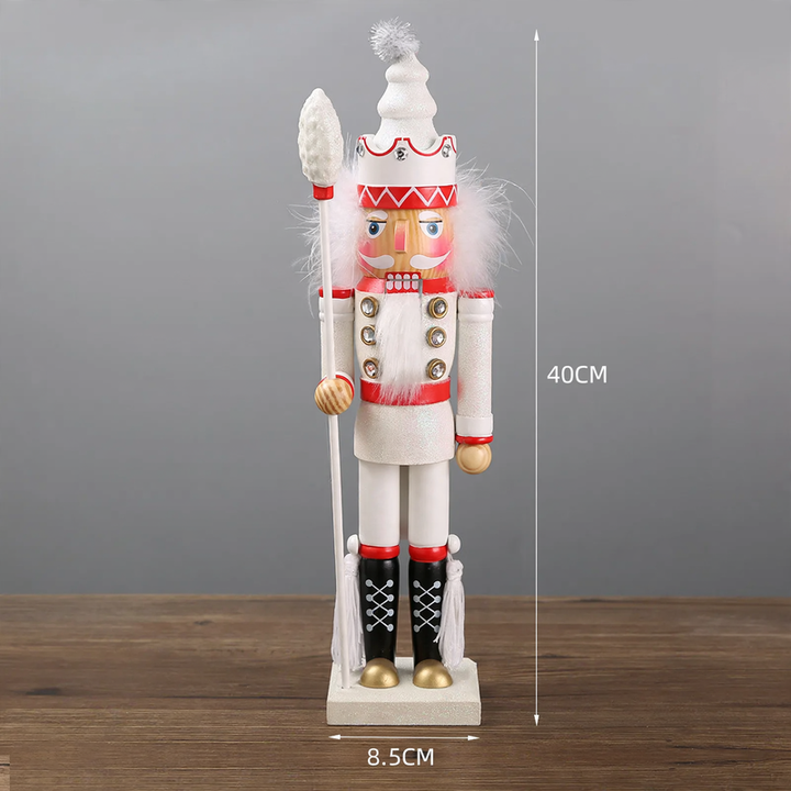 Dekorative Nussknacker-Figur aus Holz, europäischer Stil