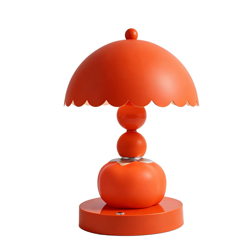 Kaki-Tischlampe, kreatives Design, Dekoelement