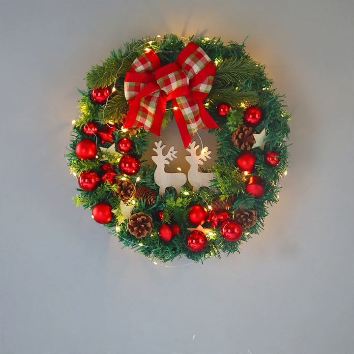 Weihnachtskranz mit Tannenzapfen, verschiedene Größen