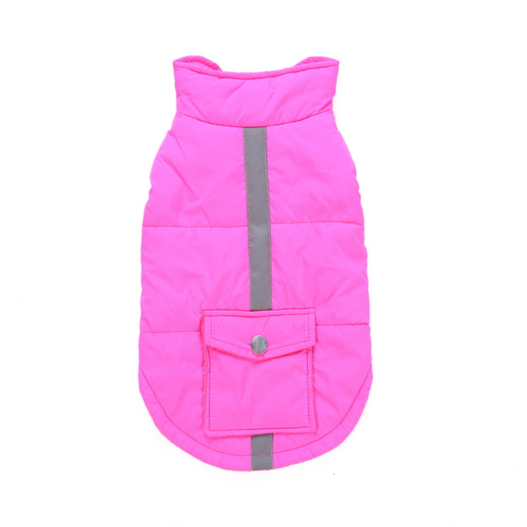 Hundemantel aus Polyester mit Reflektoren